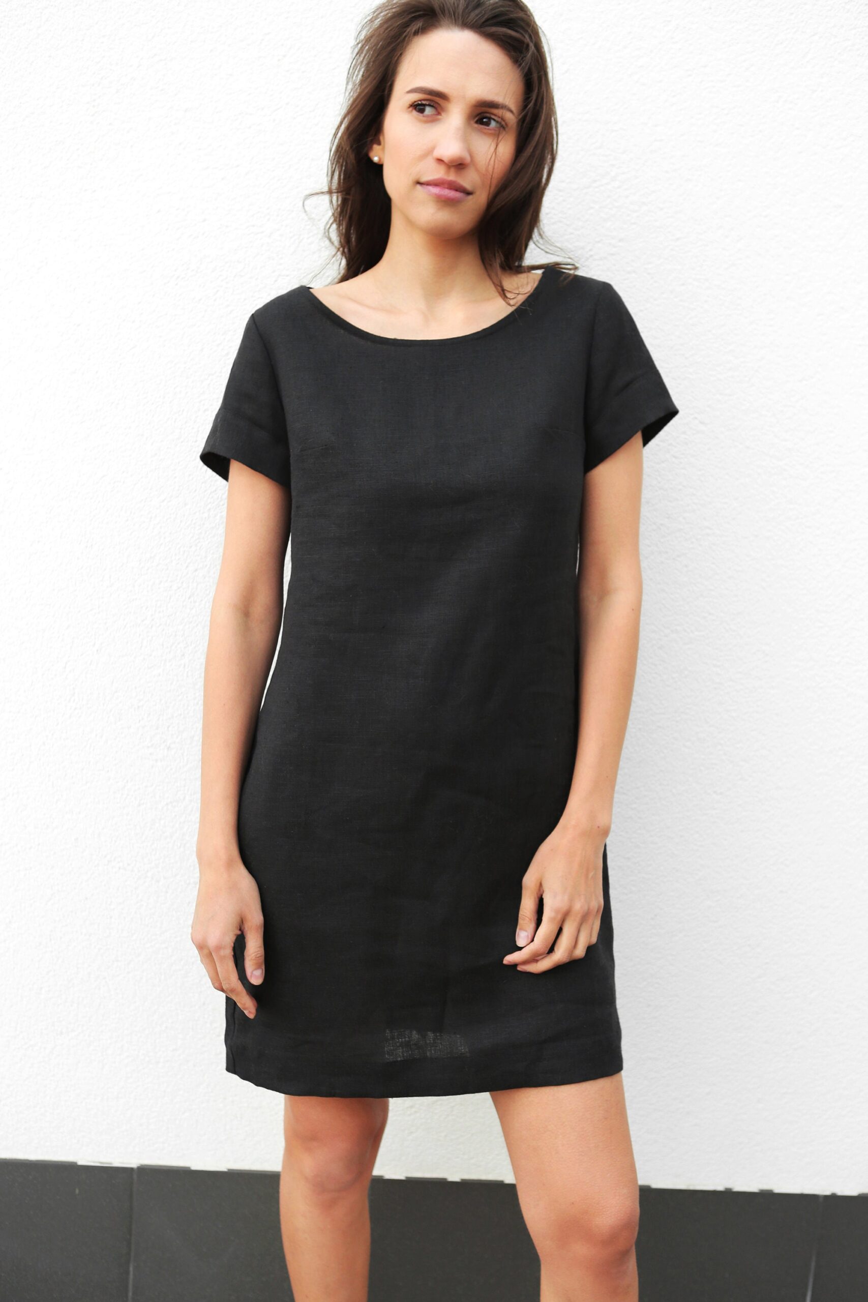 Linen Dress Tunic Style For Women Easy Fit - Image 2