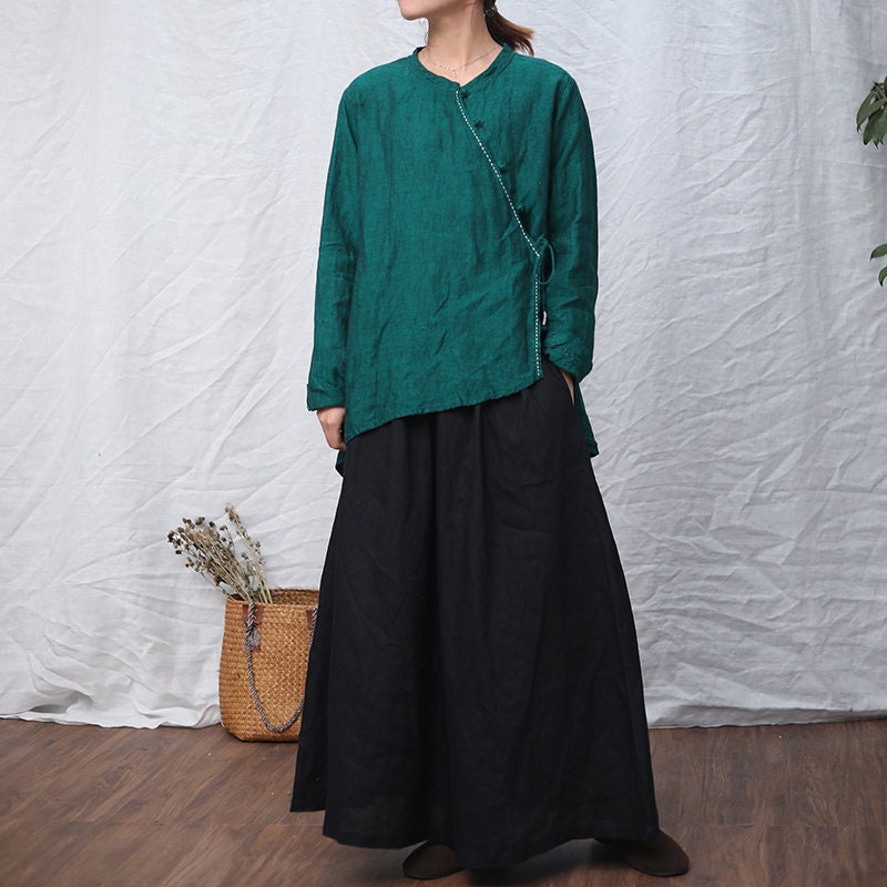 Wholesale 10 Set Random Linen Maxi Dress with Pockets Plus Size Casual Style - Image 7