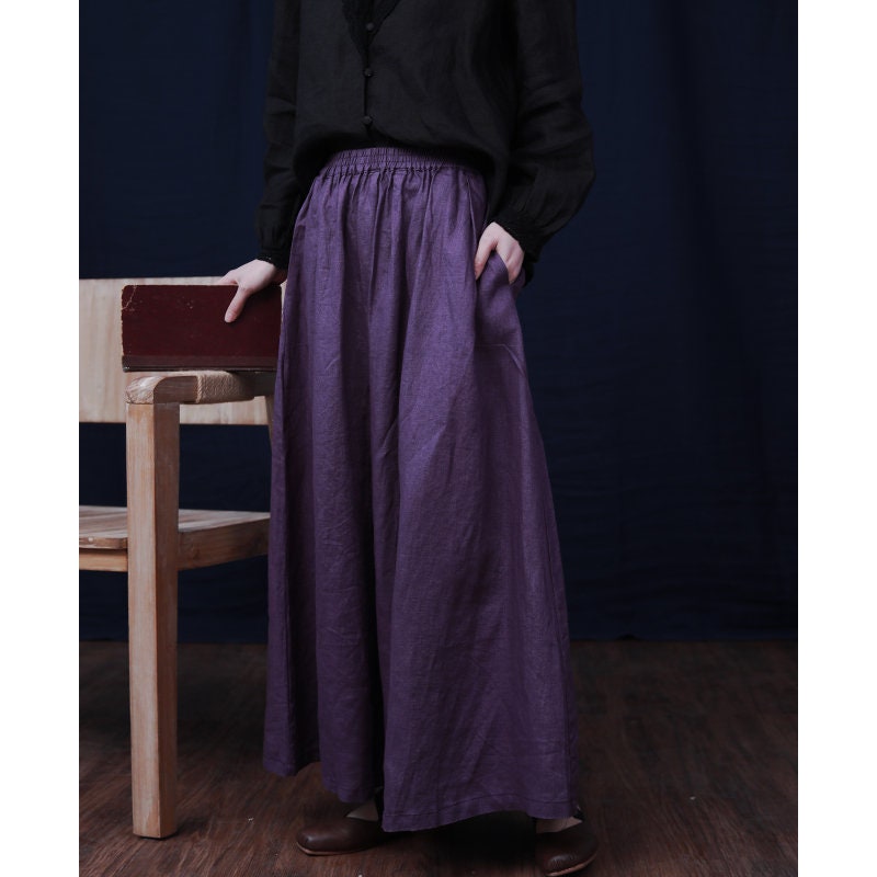 Wholesale 10 Set Random Linen Maxi Dress with Pockets Plus Size Casual Style - Image 2