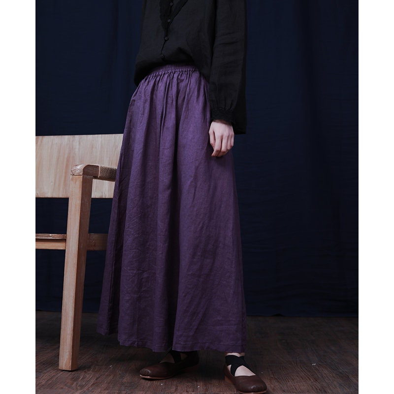 Wholesale 10 Set Random Linen Maxi Dress with Pockets Plus Size Casual Style - Image 3