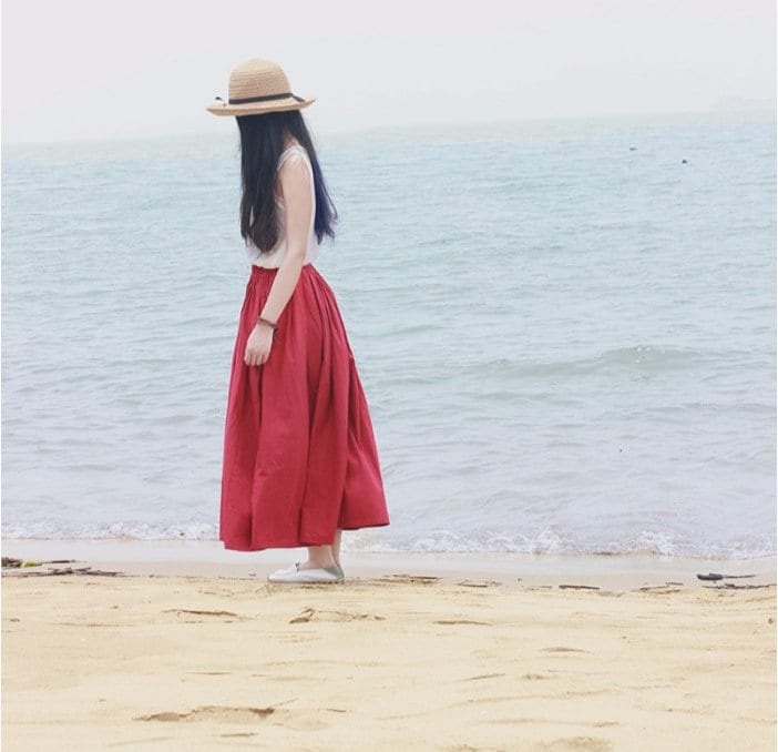 Wholesale 10 Set Random Linen Maxi Dress Summer Flow - Image 3