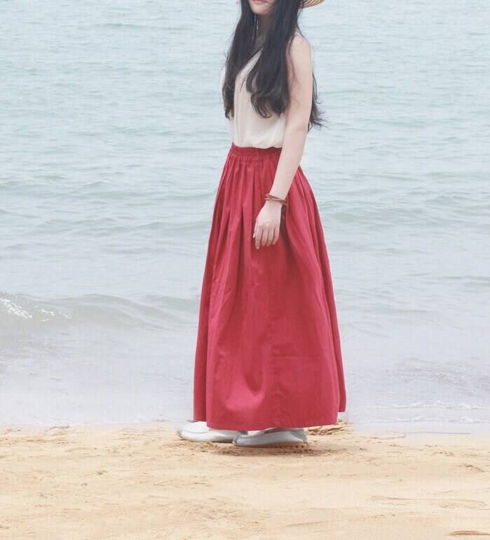 Wholesale 10 Set Random Linen Maxi Dress Summer Flow - Image 2