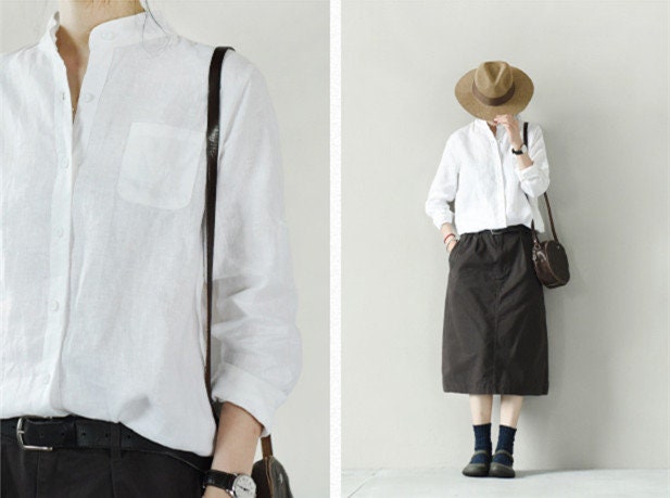 Linen Top Extended Fit Women F19 - Image 6