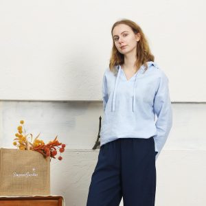 Linen Top Shirt Style Classic Fit F135
