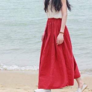 Wholesale 10 Set Random Linen Maxi Dress Summer Flow