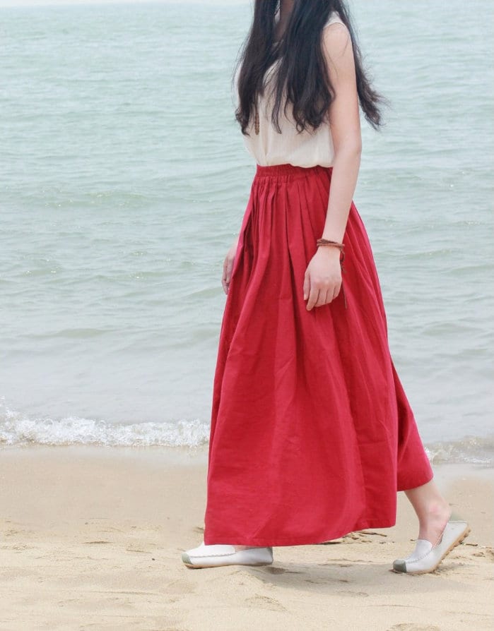 Wholesale 10 Set Random Linen Maxi Dress Summer Flow