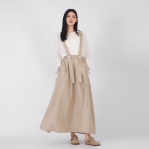 Set Linen Midi Dress with Pockets Comfortable Plus Size Fit